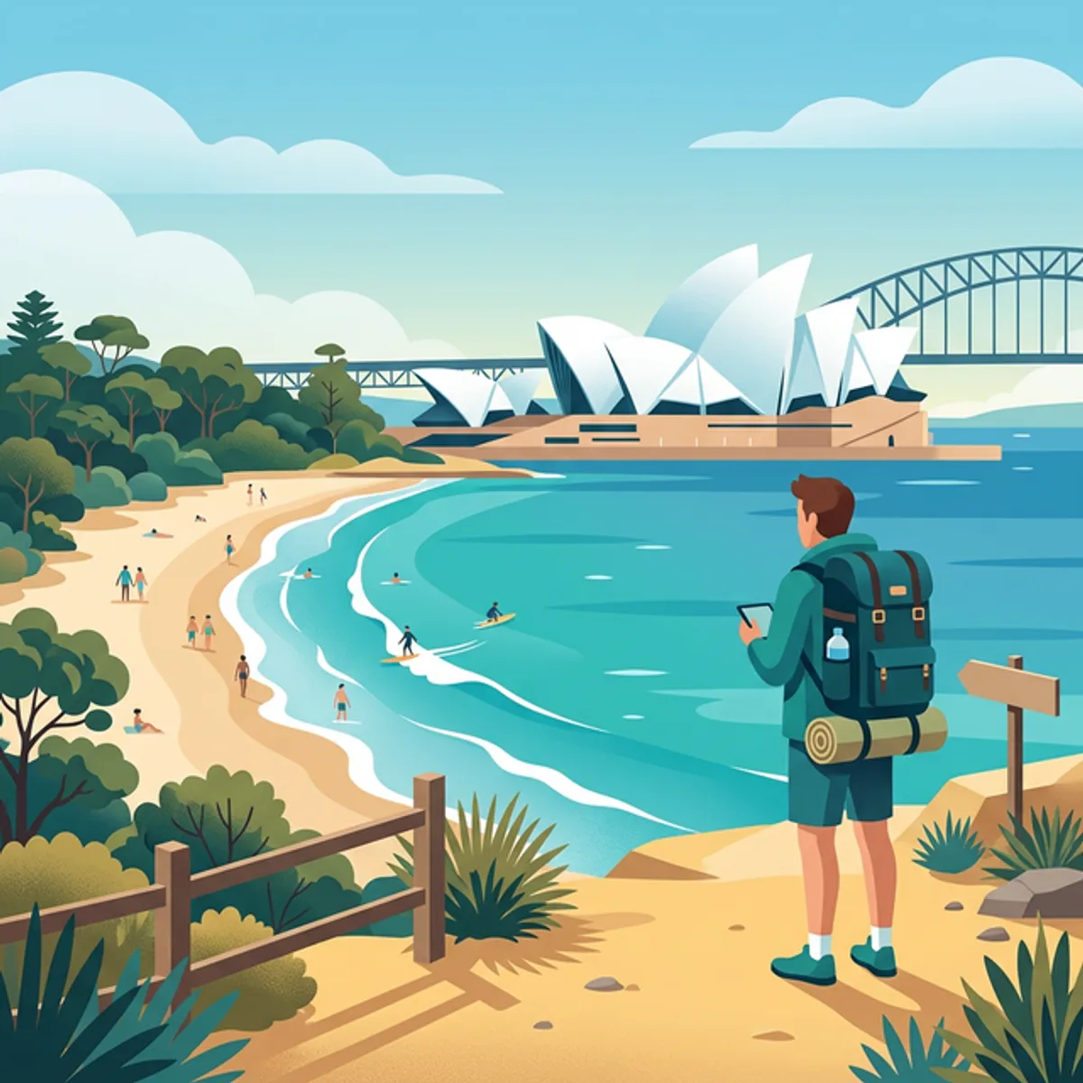 Titelbild für den Artikel: Auslandskrankenversicherung für Australien – Working Holiday Visa 2026